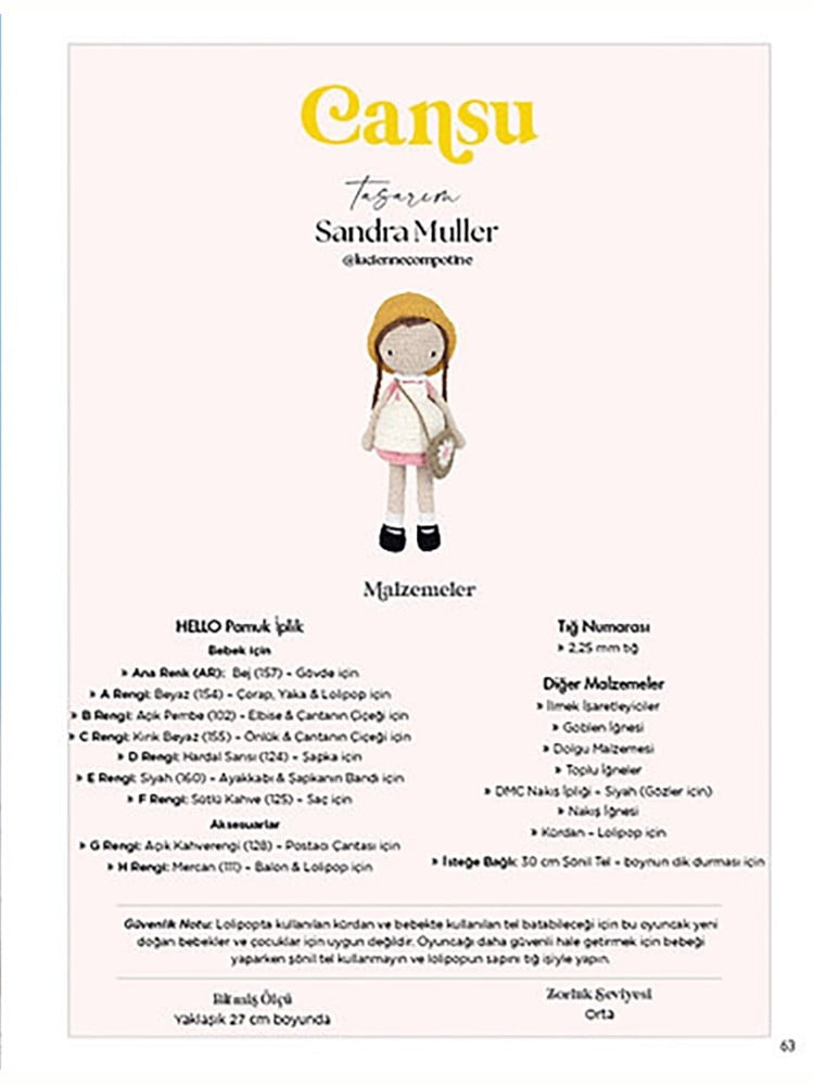 Hello Amigurumi Mutlu Childhood Days Book