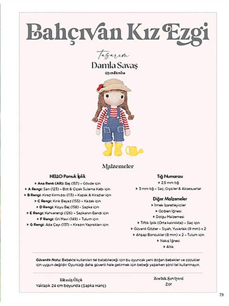 Hello Amigurumi Mutlu Childhood Days Book