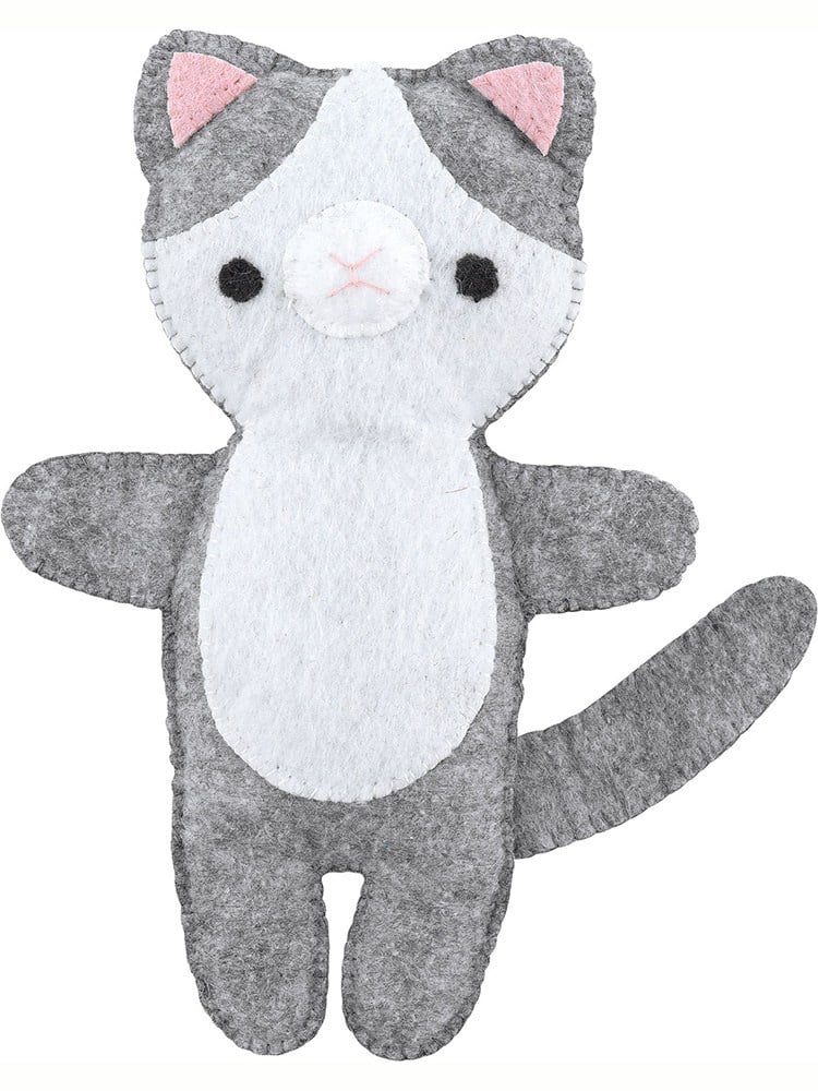 Hello Felt Pals Keçe Dikiş Kiti - Kedi