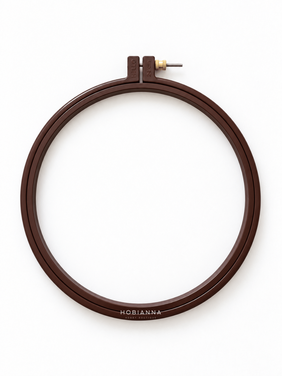 Hello Plastic Punch and Embroidery Hoop (Diameter: 24cm)