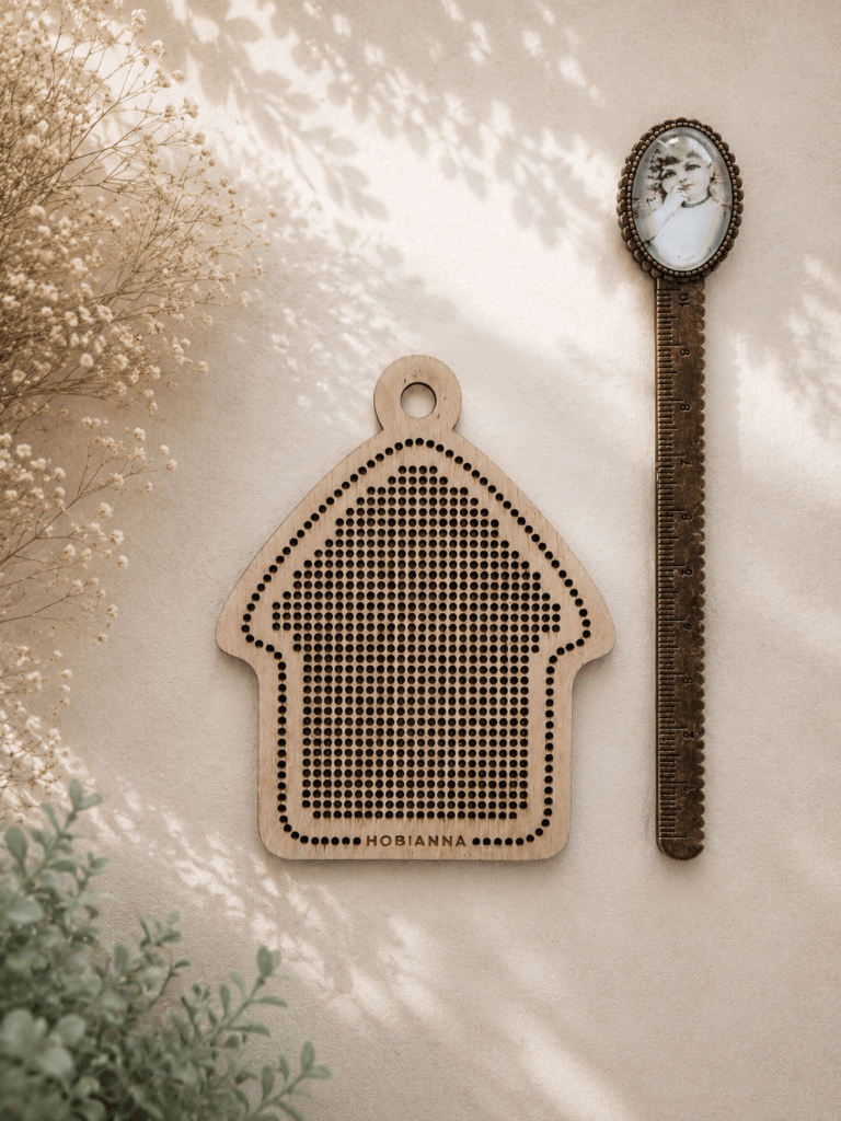 Hobianna Wooden Aida - AE-003 - House