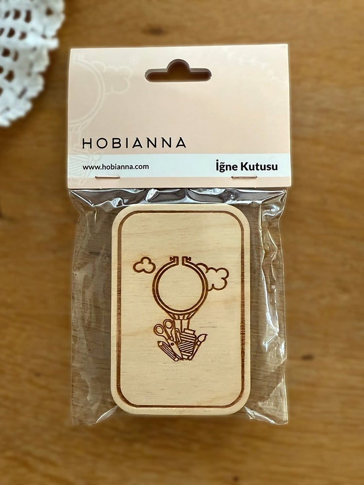 Hobianna Ahşap İğne Kutusu - Hobianna