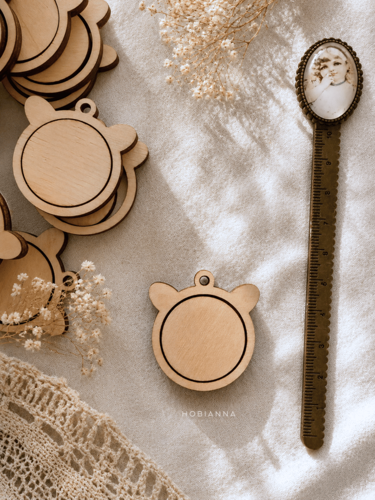 Hobianna Wooden Miniature Hoop - Bear Small