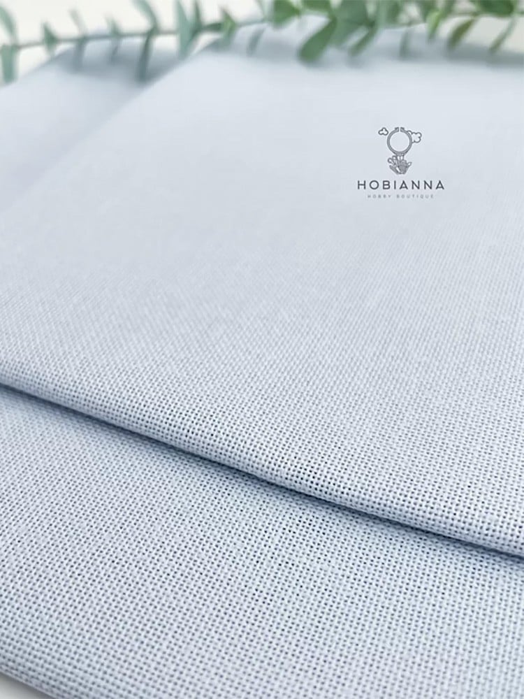 Hobianna Evenweave Nakış & Kanaviçe Kumaşı 27 Count - Bebe Mavi, En:160cm