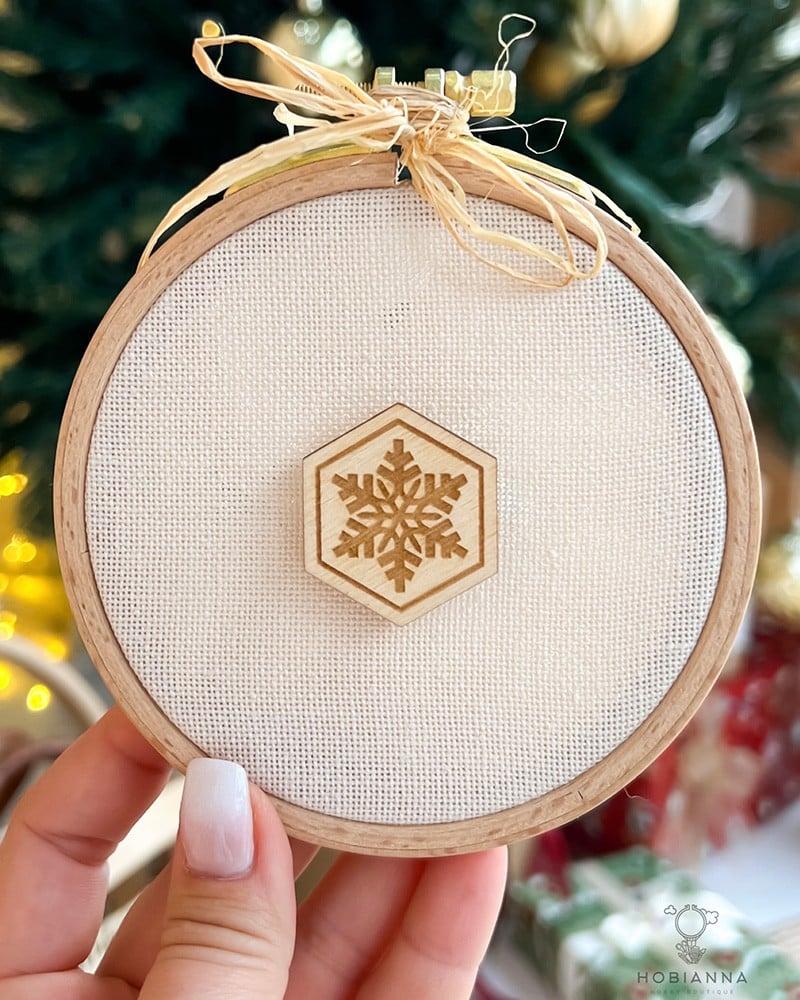 Hobianna Wooden Magnetic Needle Holder – Snow pcs