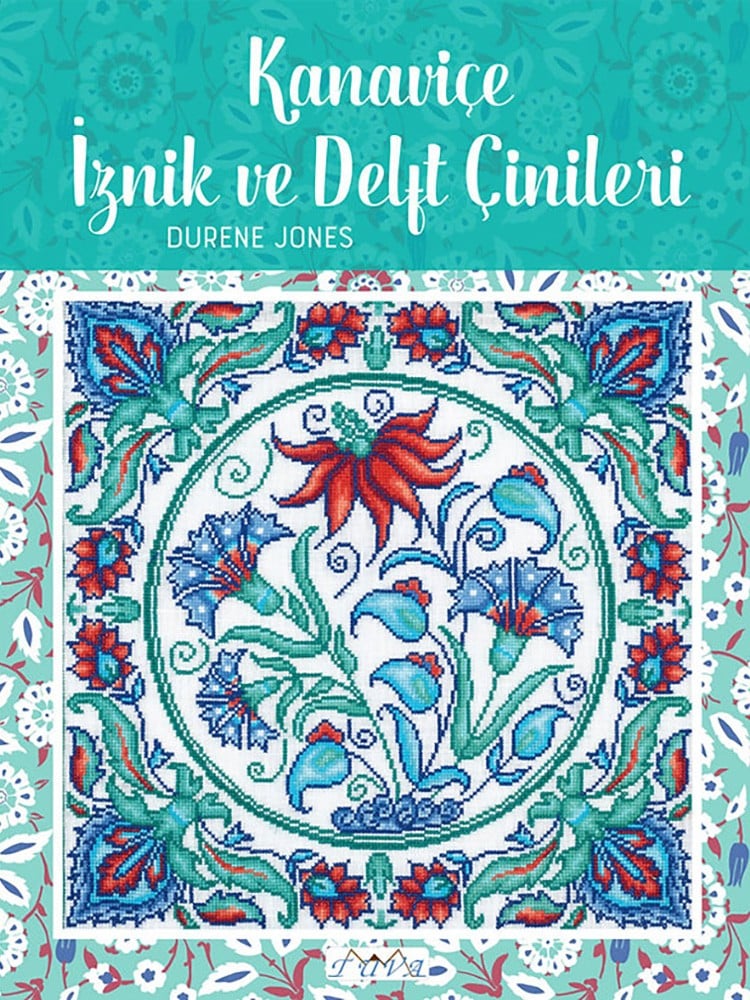 Cross Stitch İznik and Delft Tiles Book
