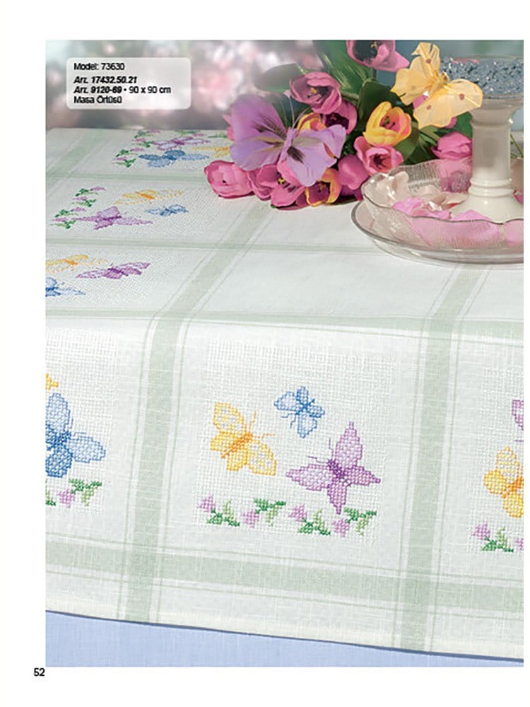 Cross Stitch Table Covers 1 Book