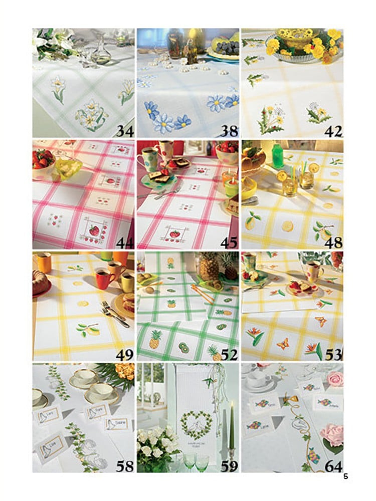 Cross Stitch Table Covers 2 Book