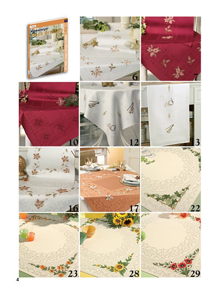 Cross Stitch Table Covers 2 Book
