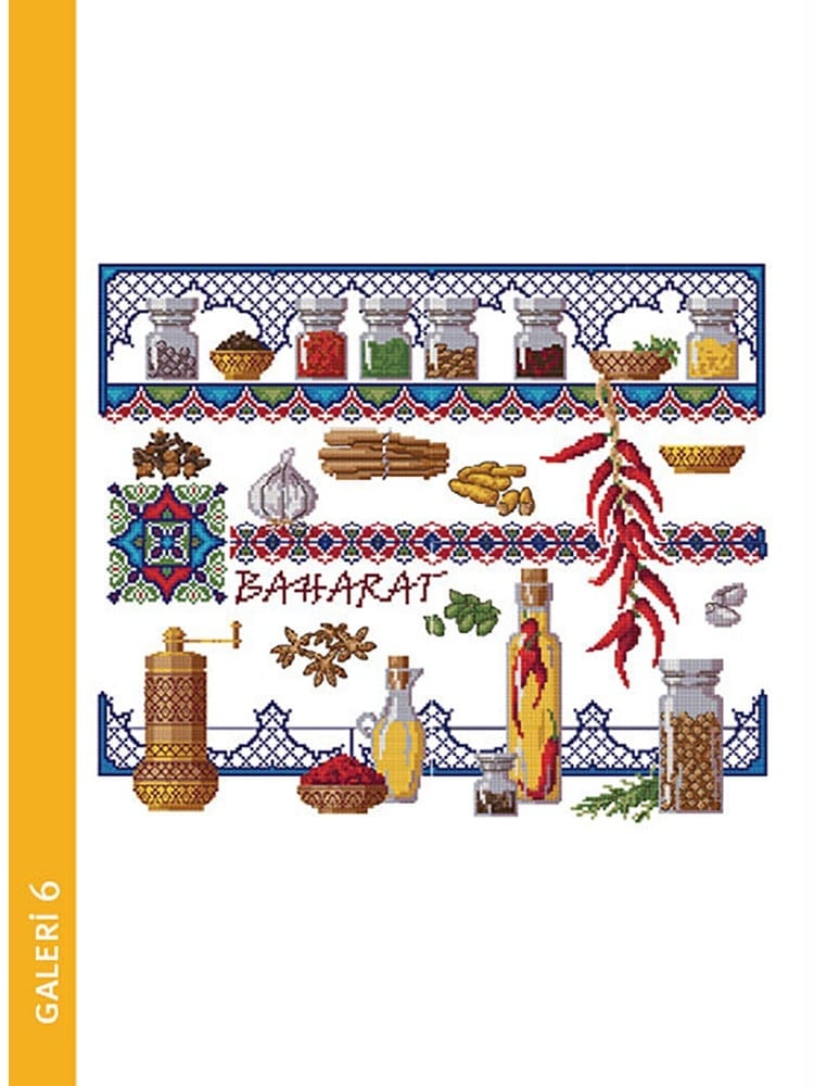Cross Stitch Motif Series 6 - Kitchen Book