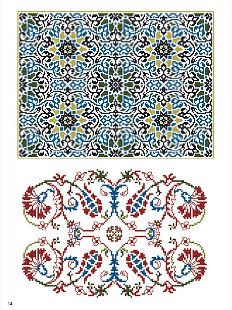 Cross Stitch Ottoman Motif Book