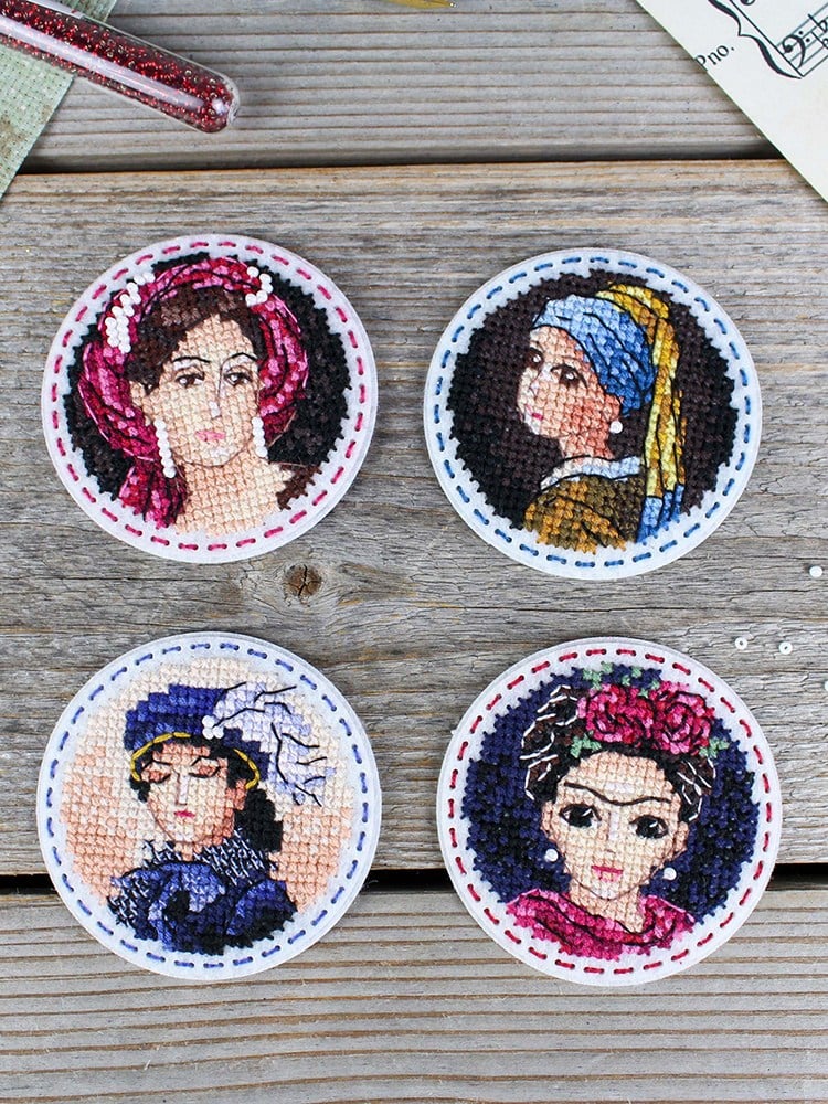 Keçe Kanaviçe Kiti - Kadınlar