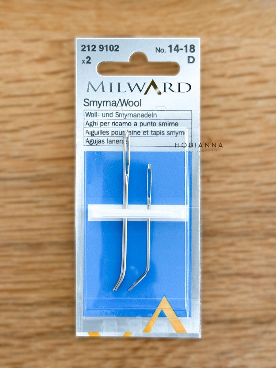 Milward 212 9102 - Eğri Uçlu Yün İğnesi No: 14-18