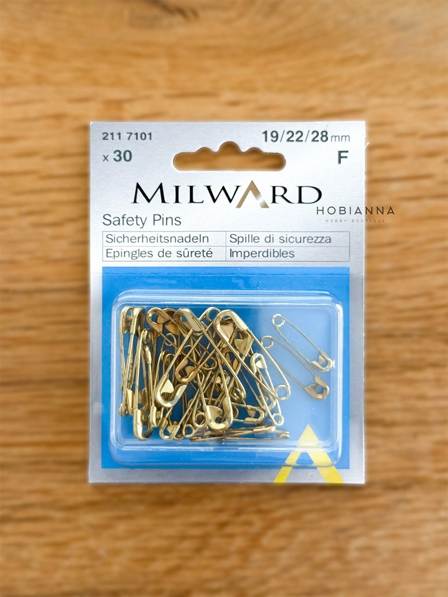 Milward Çengelli İğneler - 19-22-28mm / 30`lü kutu