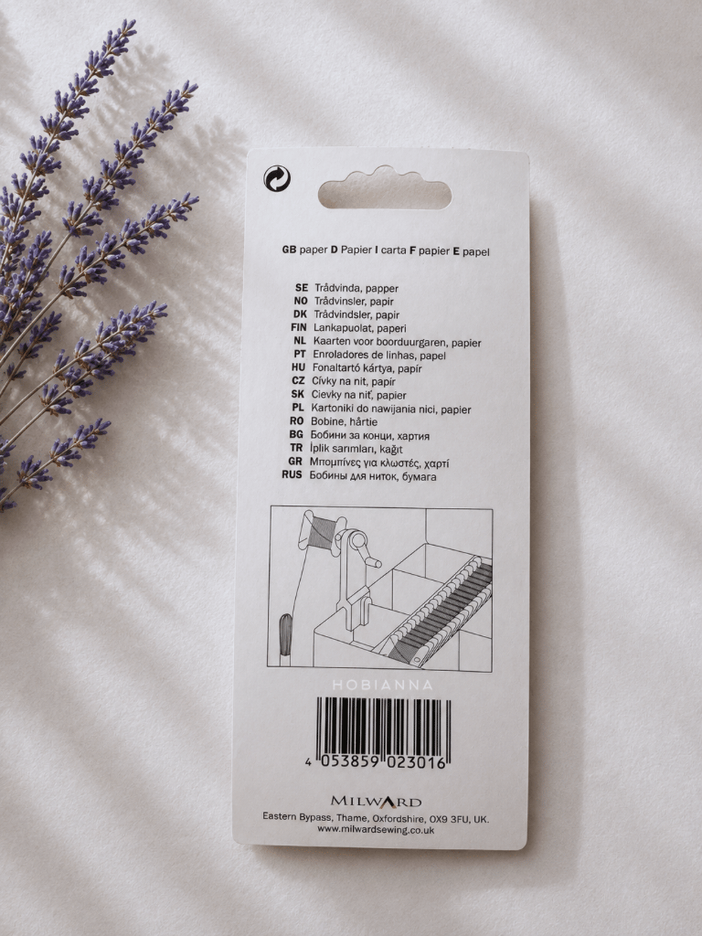 Milward Thread Wrap Card - Cardboard, 50 pcs