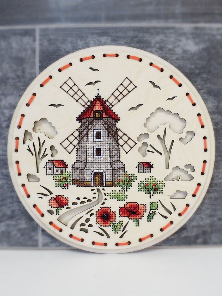 MP Studia Wooden Aida Cross Stitch Kit - O-021