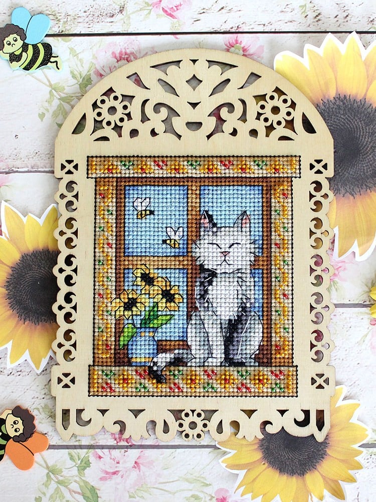 MP Studia Wooden Aida Cross Stitch Kit - O-004