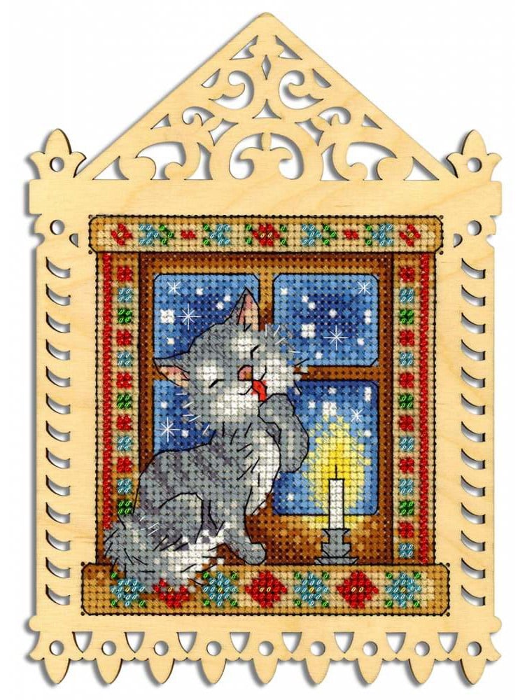 MP Studia Wooden Aida Cross Stitch Kit - O-001