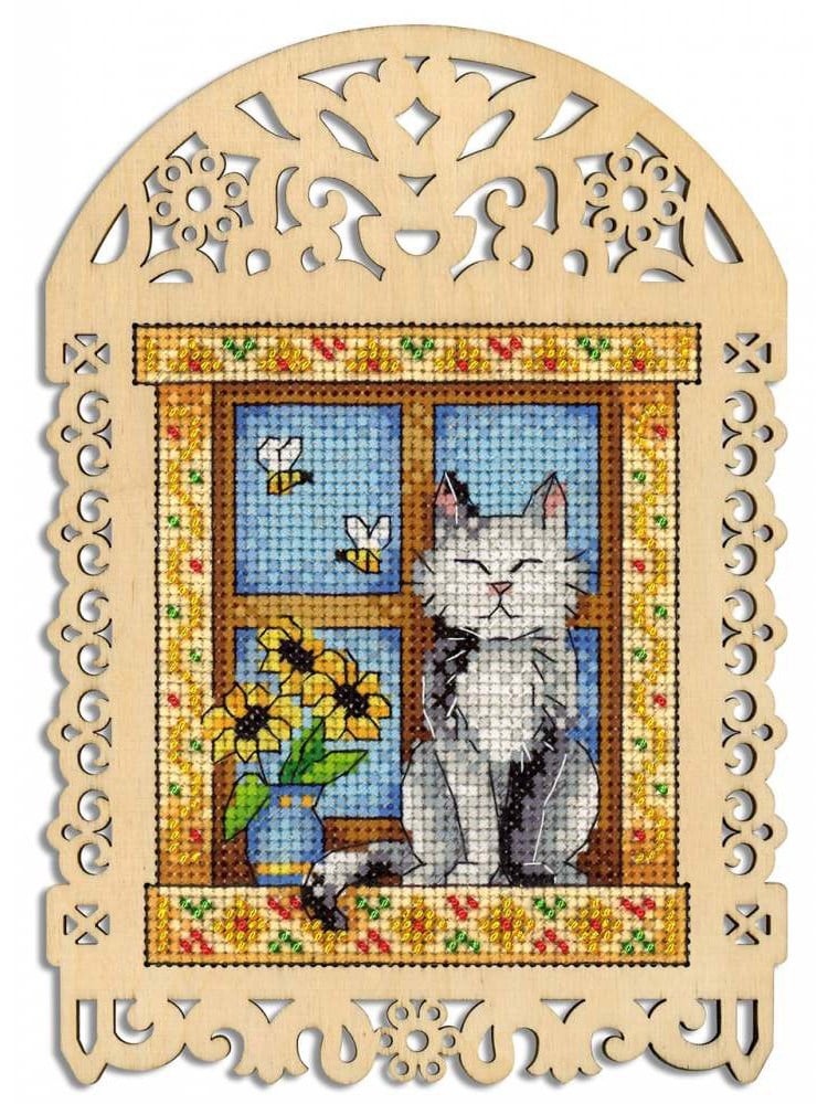 MP Studia Wooden Aida Cross Stitch Kit - O-004