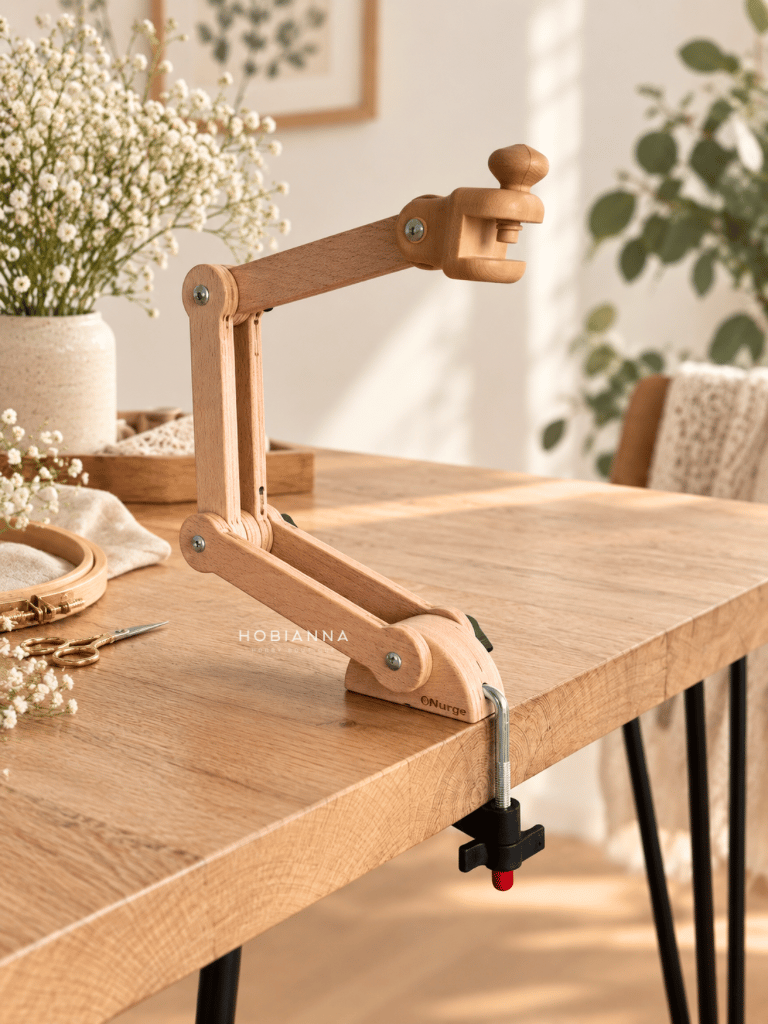 Nurge Masa Bağlantılı Ayarlanabilir Nakış Standı - Klasik Başlıklı