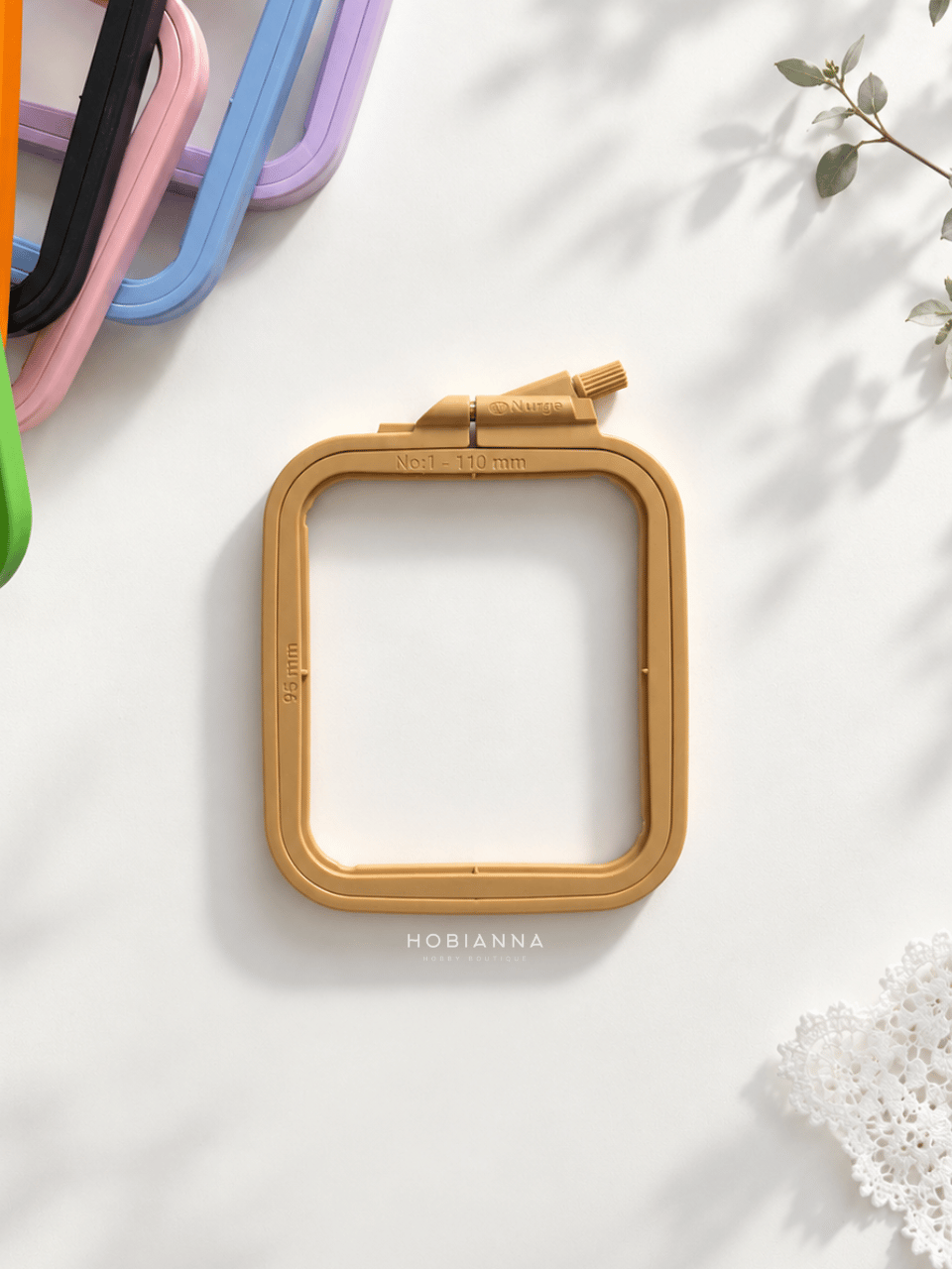 Nurge Plastik Kare Kasnak – No:1 (11x9,5cm)