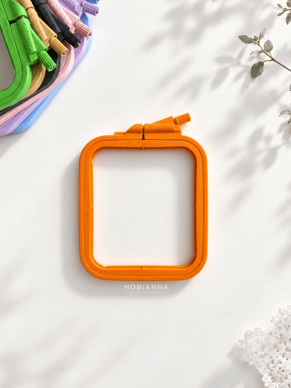 Nurge Plastik Kare Kasnak – No:1 (11x9,5cm)