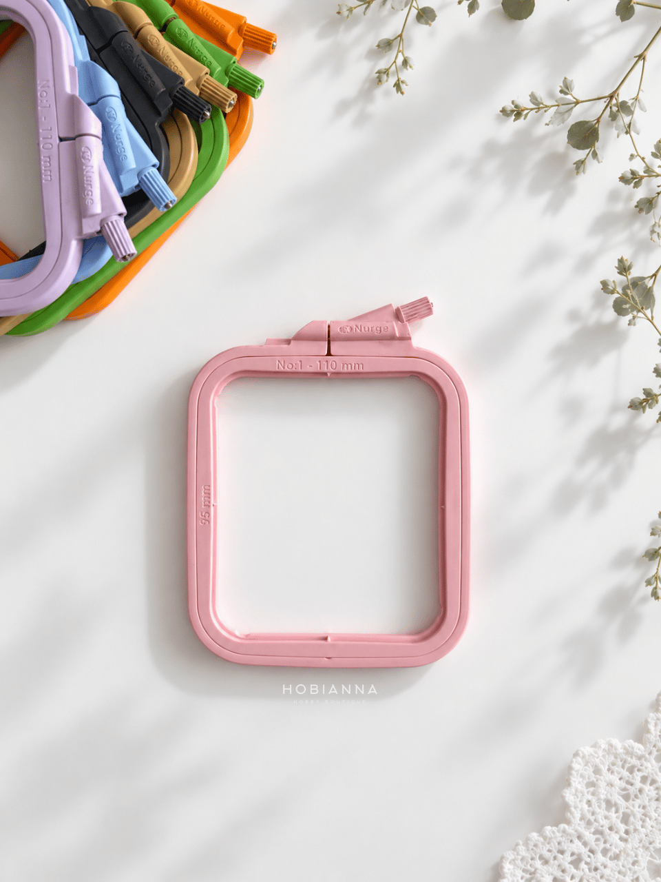 Nurge Plastik Kare Kasnak – No:1 (11x9,5cm)