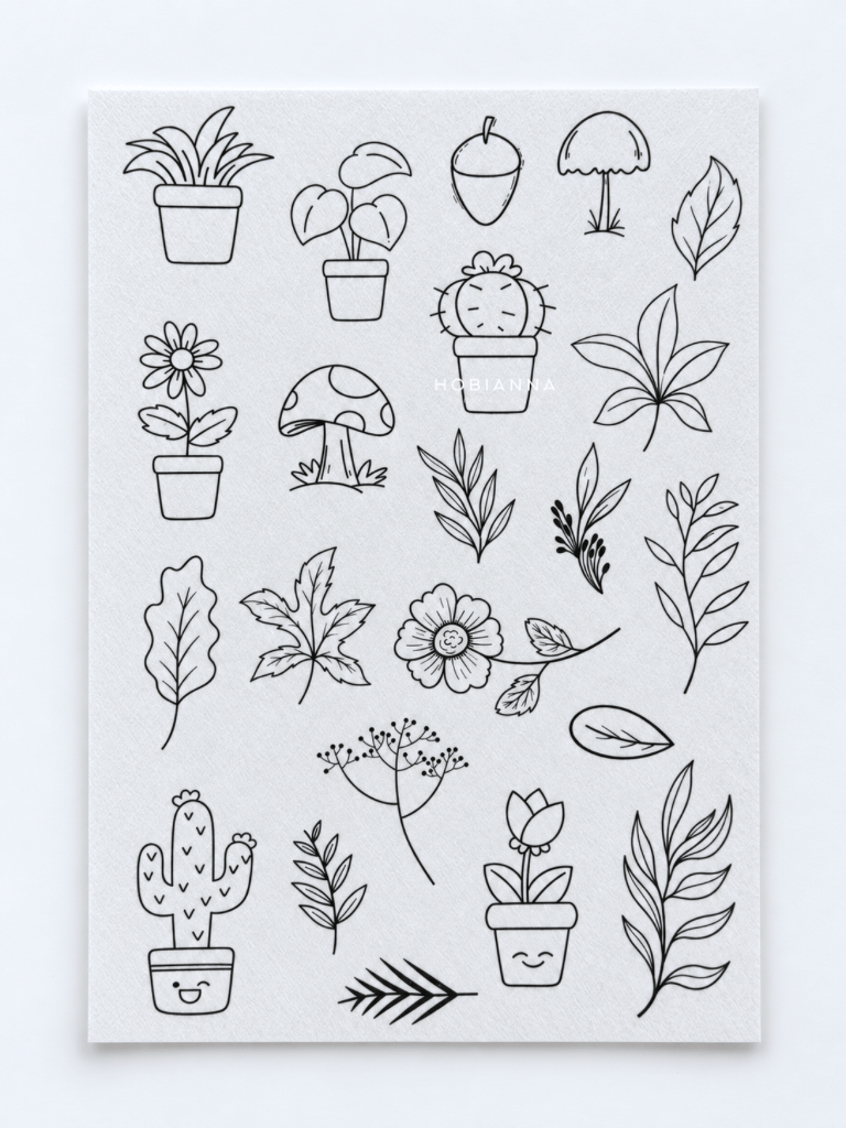 Water Soluble Adhesive Interfacing - Safari & Forest
