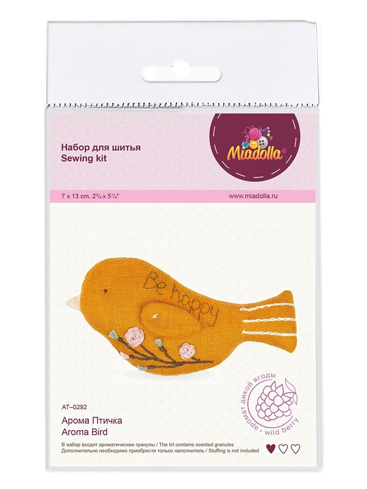 Tekstil Oyuncak Kiti - Turuncu Kuş (Yabani Çilek Kokulu)