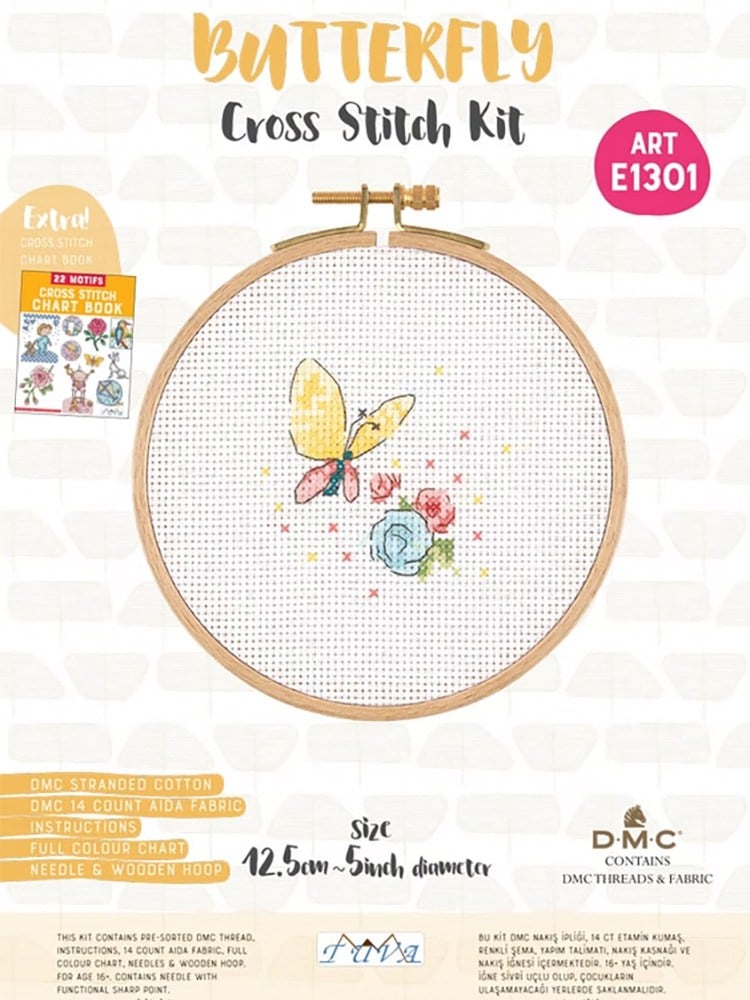 Tuva Cross Stitch Kit 13cm - E1301