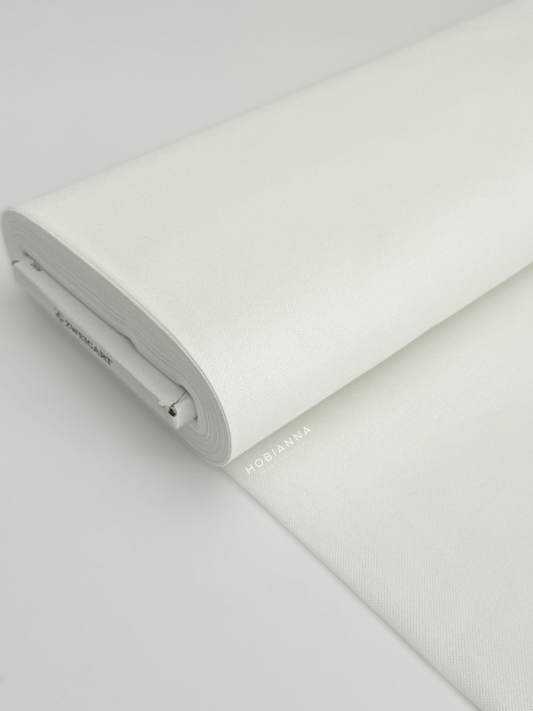 Zweigart Linda - 1235-101, En:140cm, 27Ct - Blanc