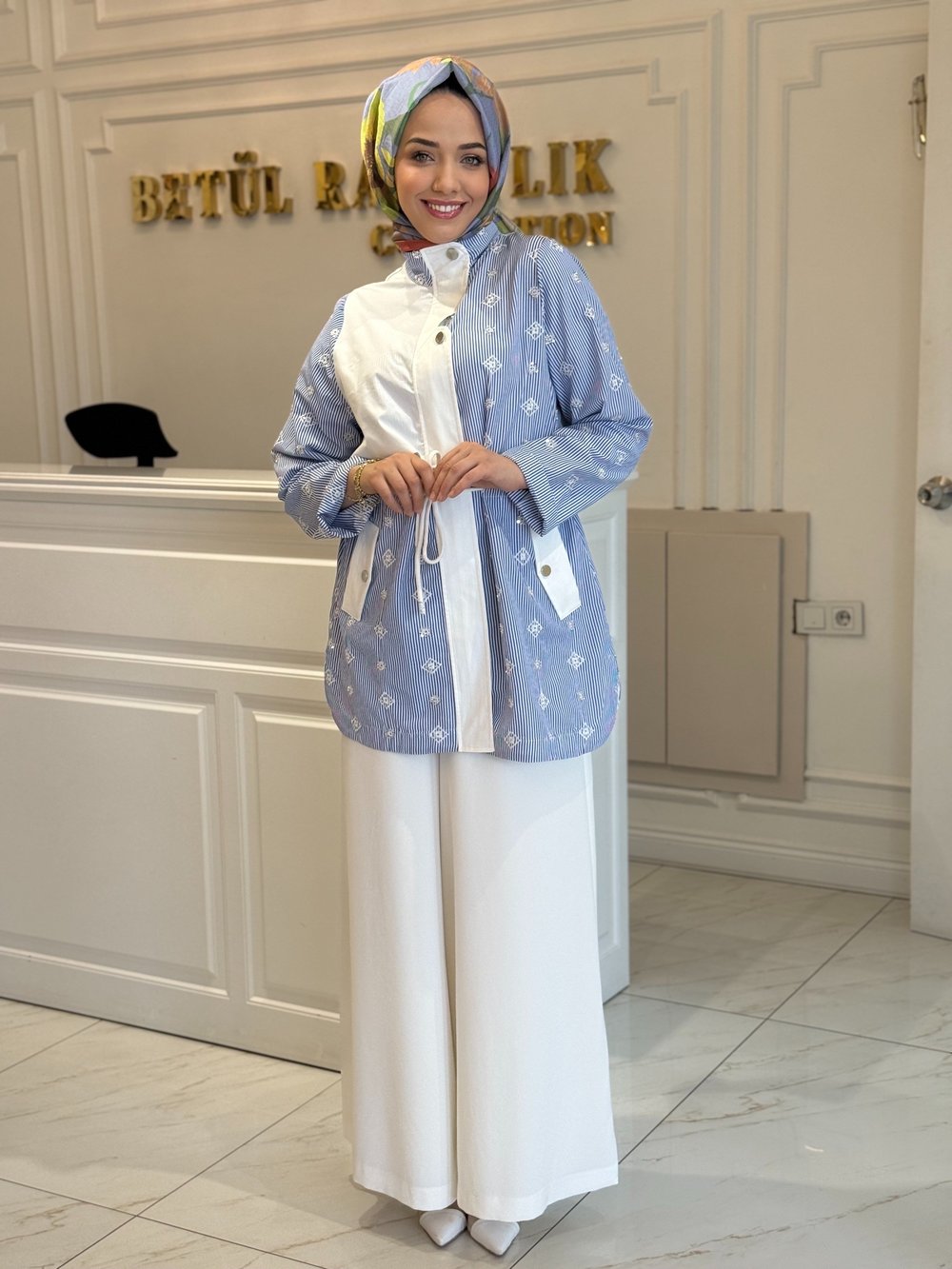 GHISA 3247 CEKET MAVİ