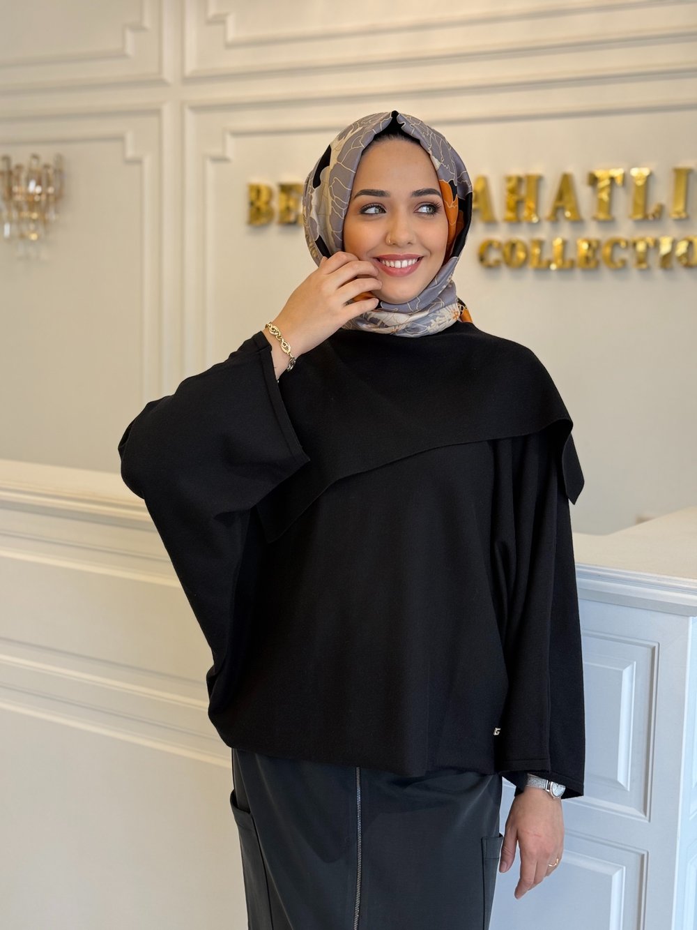 GHISA 4194 TUNİK SİYAH
