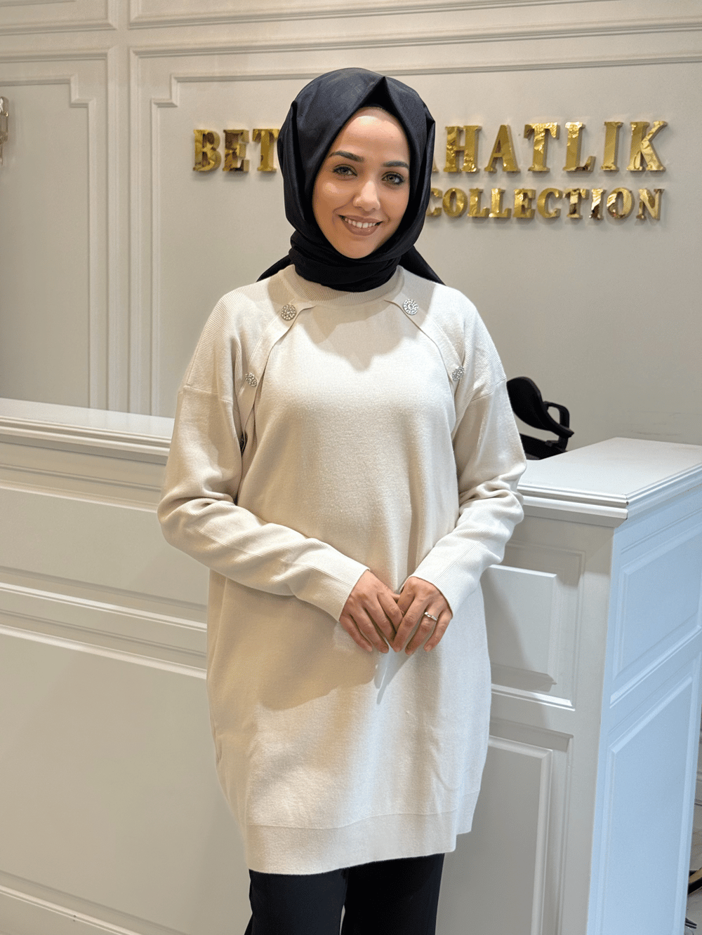 GHISA 4814 TUNİK EKRU
