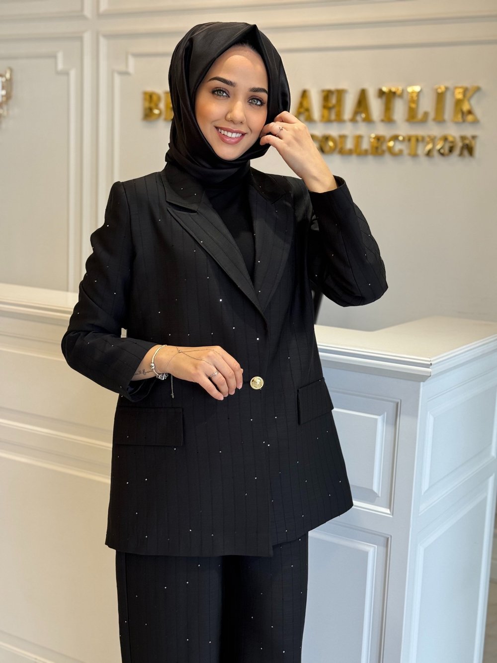 GHISA 9152 TAKIM SİYAH