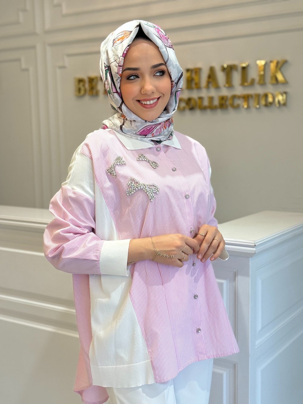 GHISA 4327 GÖMLEK PEMBE