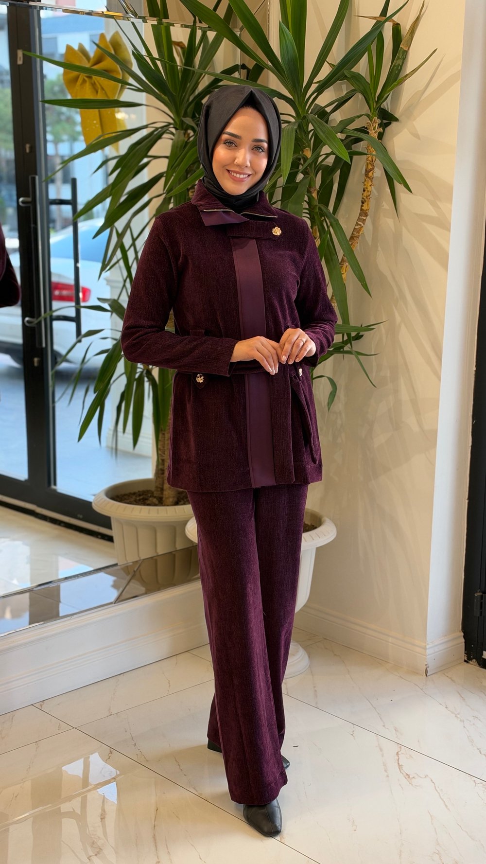 MISSEMRAMISS 5456 SATEN GARNİLİ ŞÖNİL TAKIM MÜRDÜM