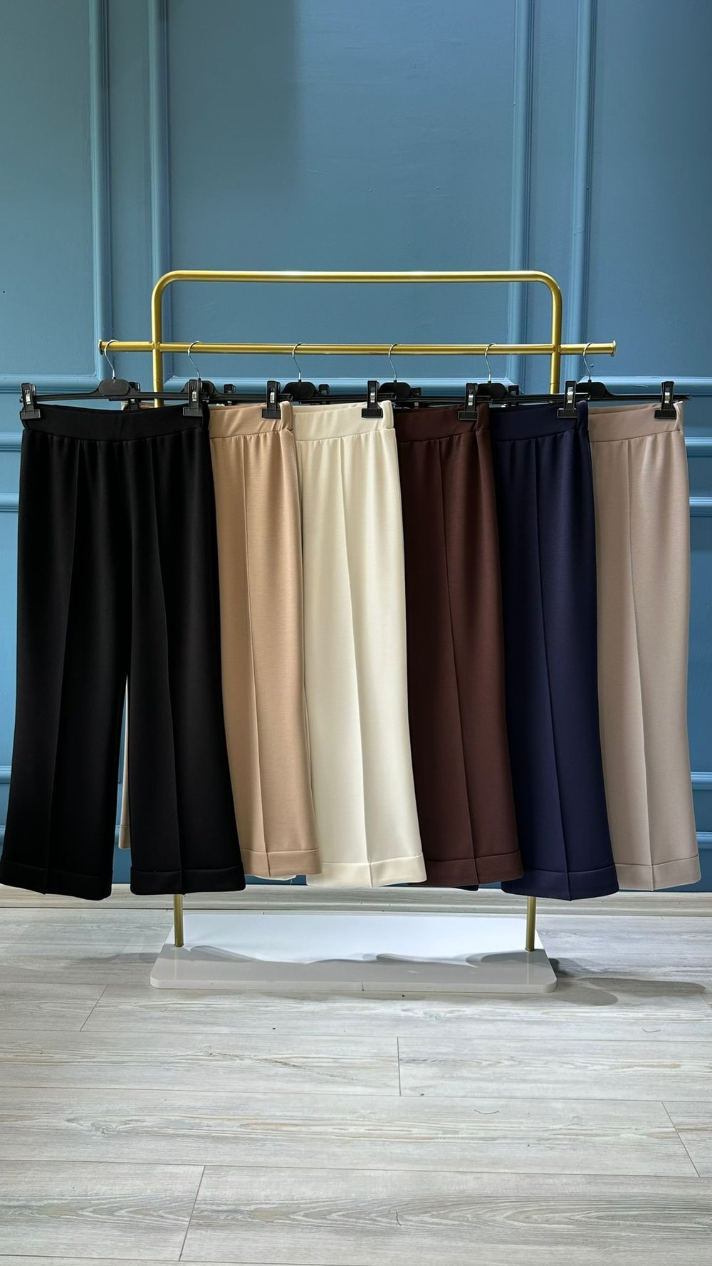 SENTEZ 5536 NERVÜRLÜ BAMBU DUBLE PAÇA PANTOLON
