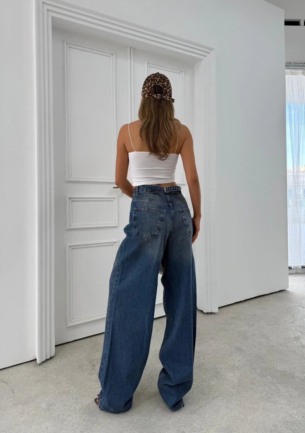 BEL TOKA DETAY BOL KESİM GENİŞ PAÇA BAGGY JEAN