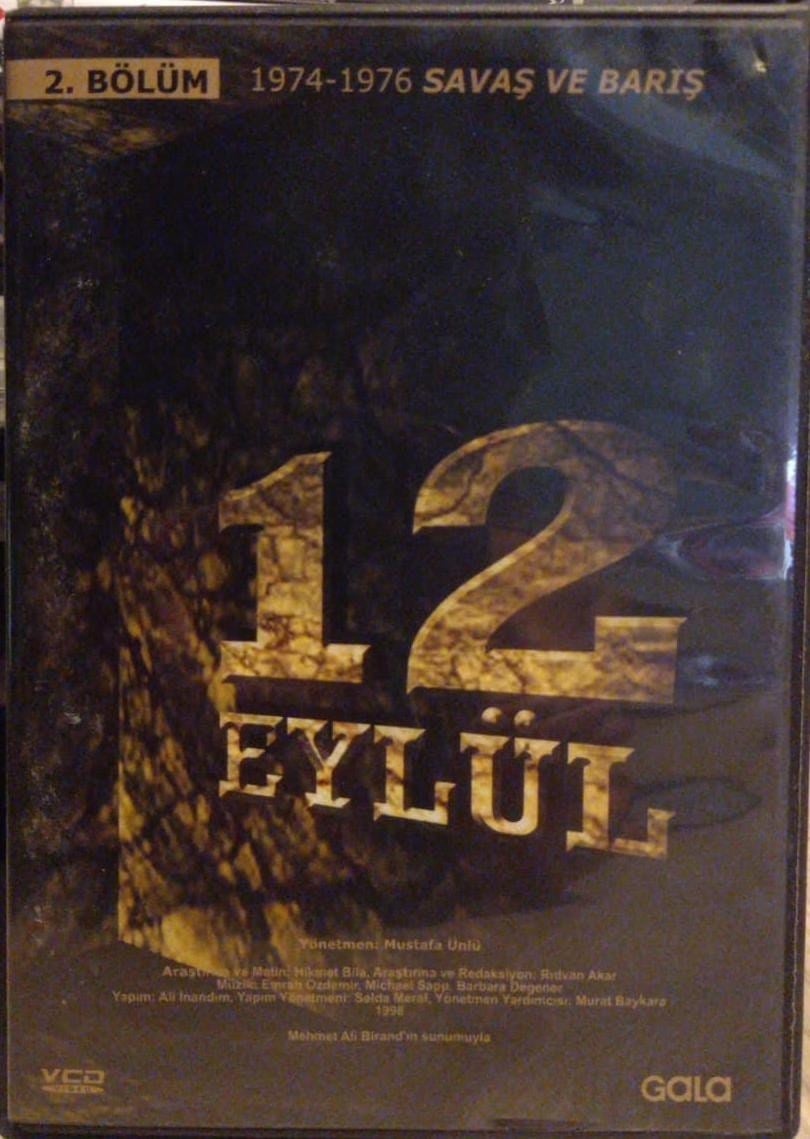 12 Eylül Belgeseli - 9 bölüm VCD Film