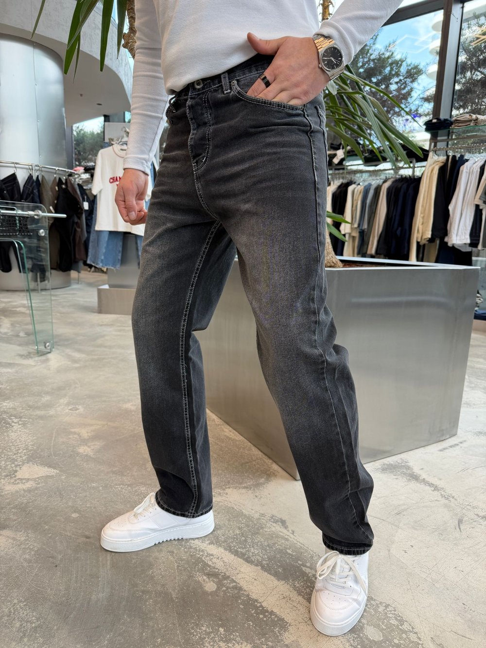 Füme Baggy Kot Pantolon -W512