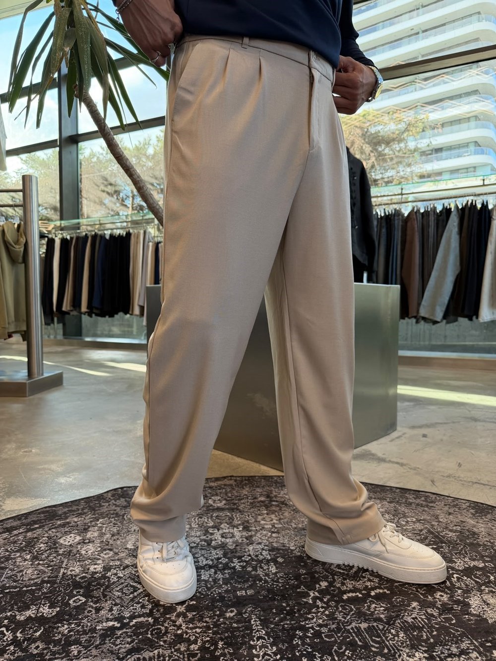 Krem Pileli Baggy SF4032