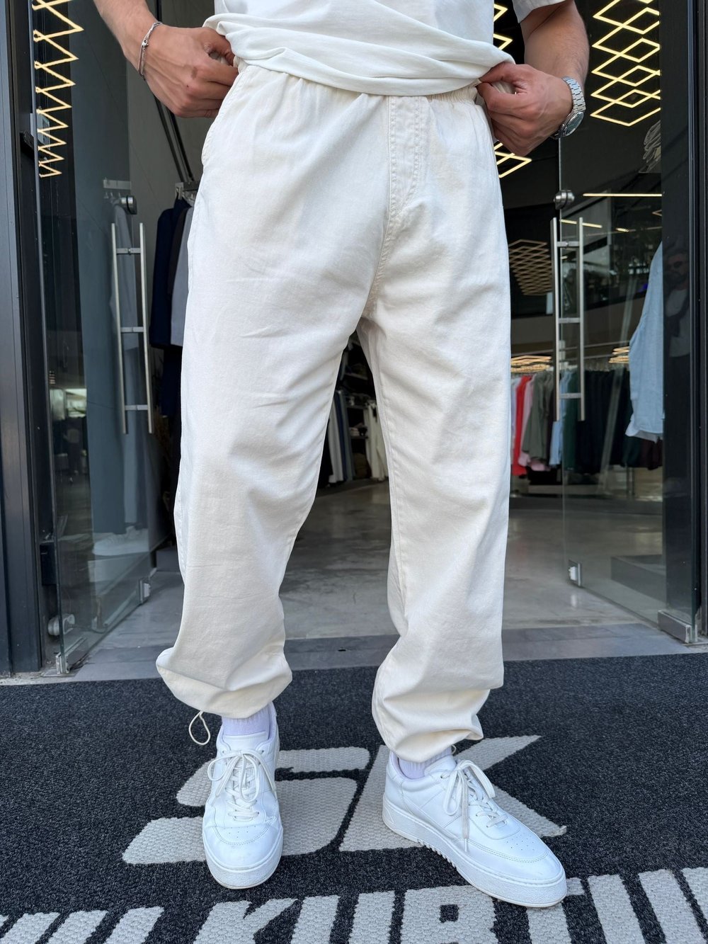 Krem Stoper Paça İthal Gabardin -W5078