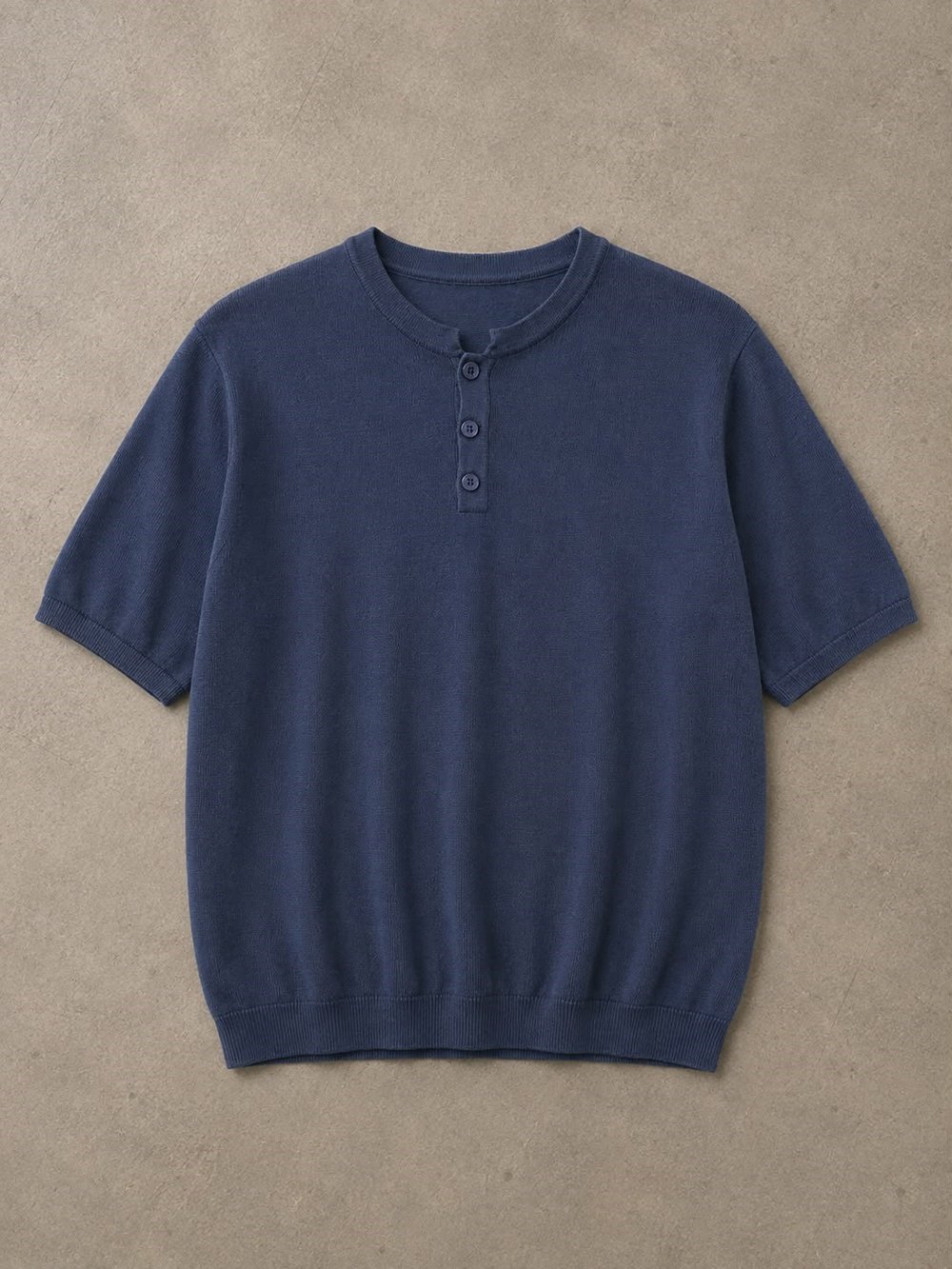 Lacivert Hakim Yaka T-Shirt