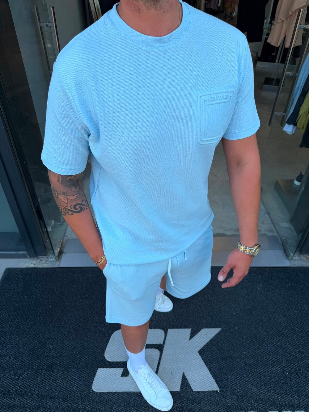 MRK Bebe Mavisi Couture Triko Takım