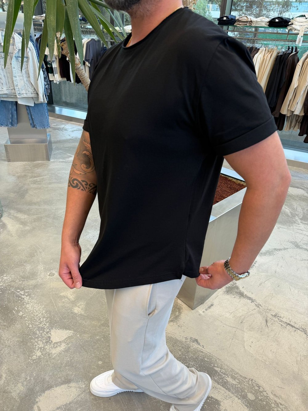 Siyah Basic T-Shirt 