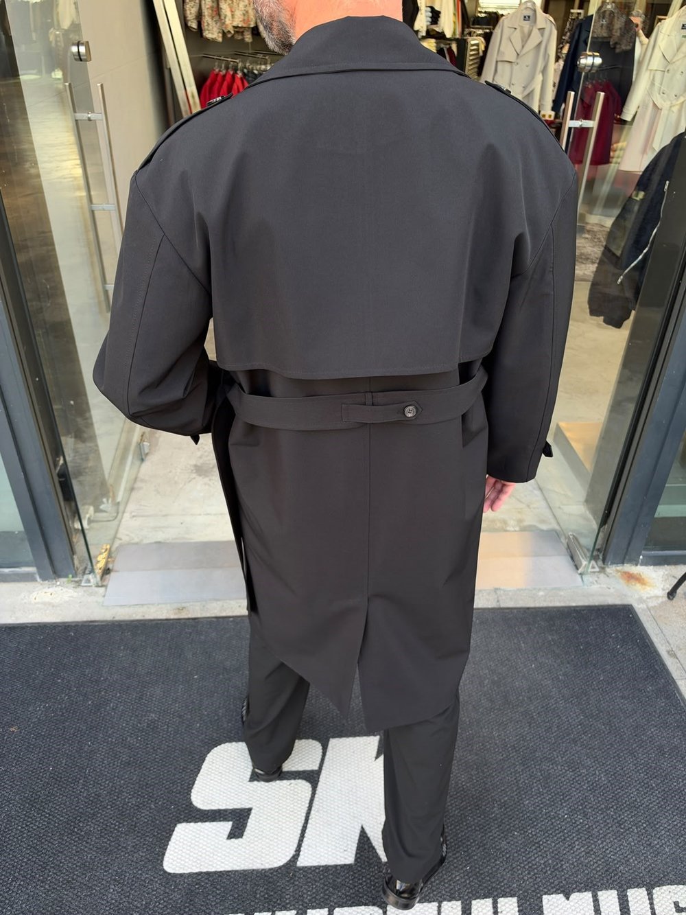 Siyah SK Premium Trençkot