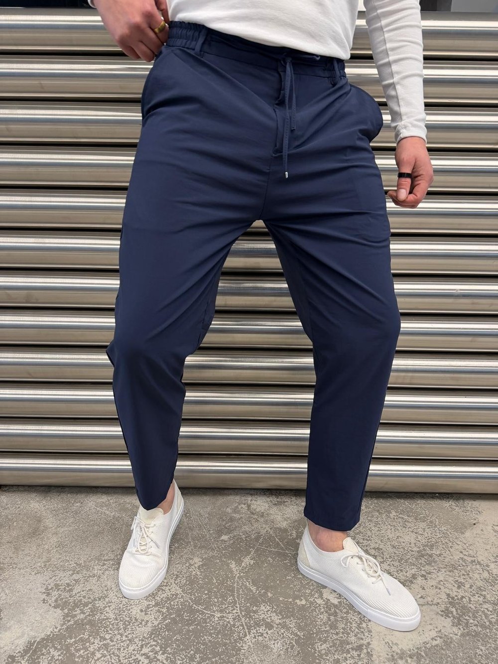 SPF Lacivert Havuç İpli Jogger -4071