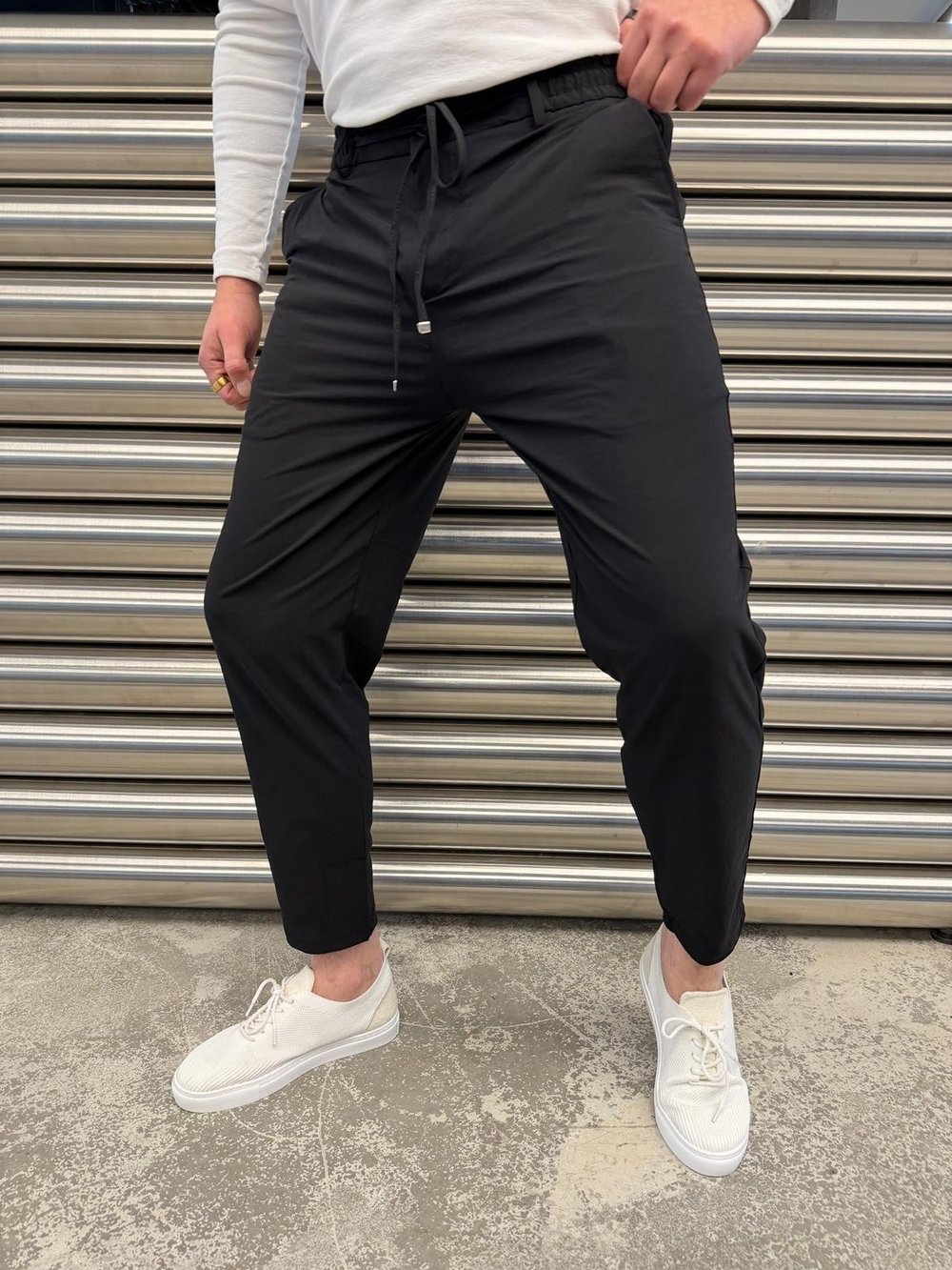SPF Siyah Havuç İpli Jogger -4071