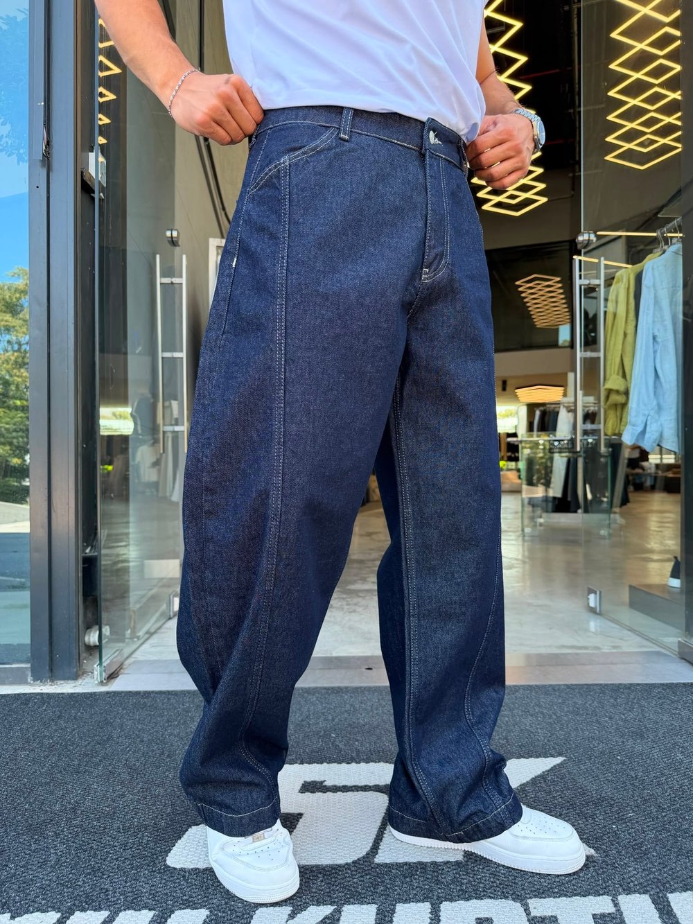 Super Baggy Tasarım Kot Pantolon WE475